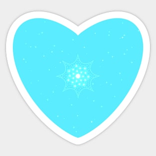 Blue Heart Sticker